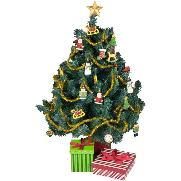 18" Doll Furniture & Accessories For American Girl , Christmas Tree & Ch